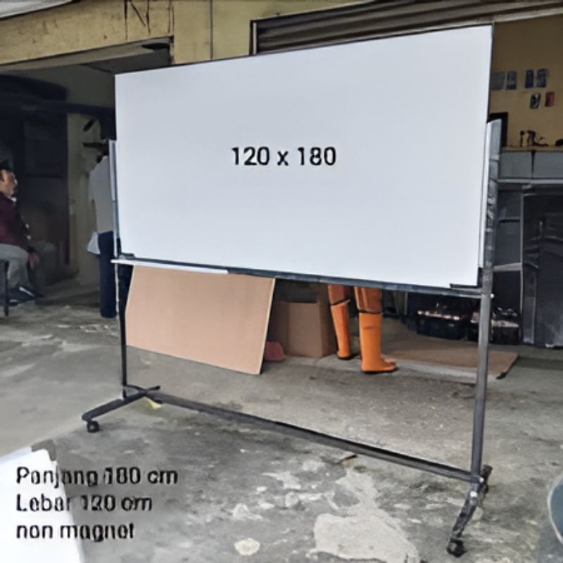

Whiteboard Standing / Papan Tulis Stand 120 x 180 cm