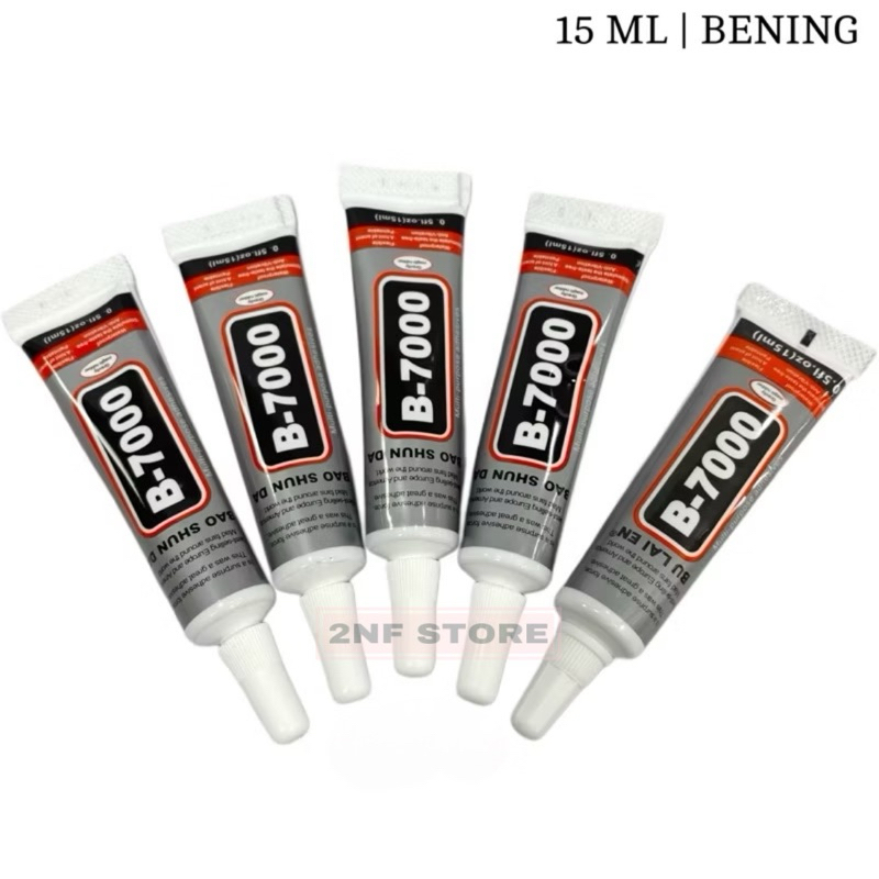 

Lem LCD Touchscreen (BENING & HITAM) B-7000 Lem Perekat Aksesoris 15ml