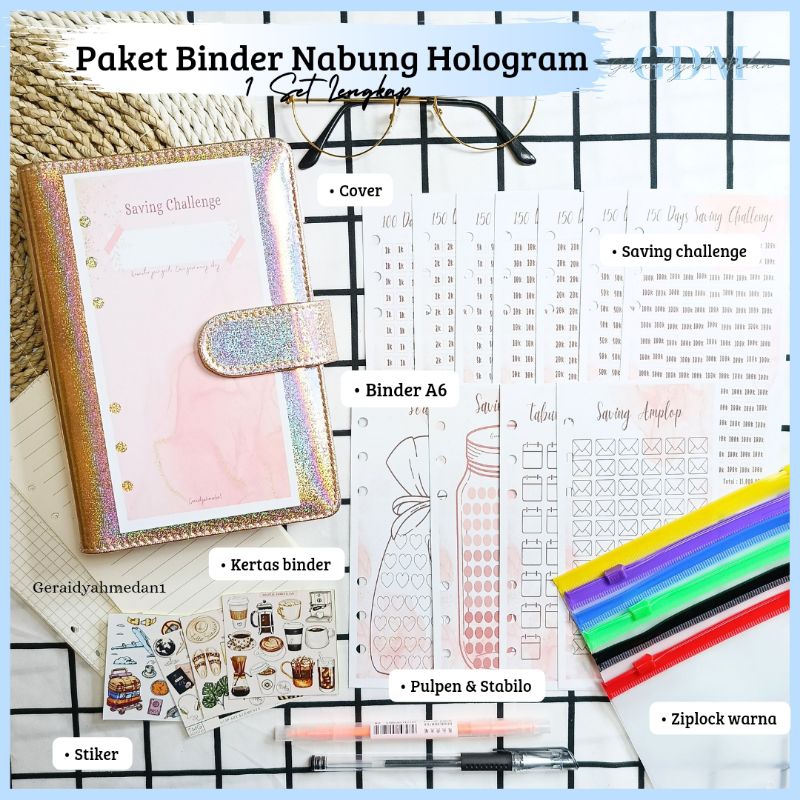 

Paket Binder Nabung Hologram Lengkap