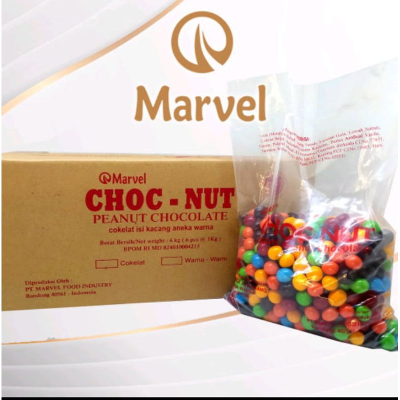 

CHOC NUT - PEANUT COKELAT (MARVEL/SCANDIA) 1KG