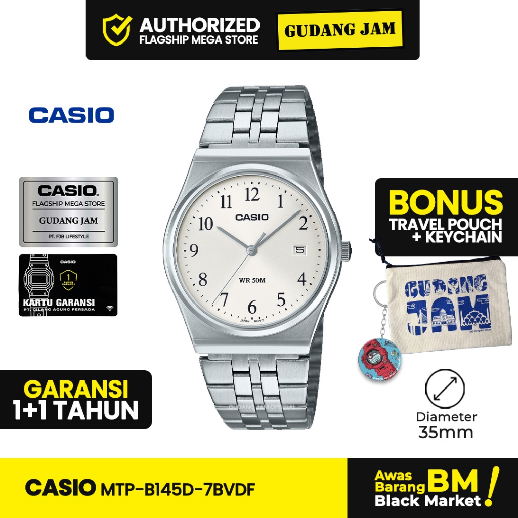 SPECIAL EDITION Jam Tangan Casio MTP-B145D-7BVDF MTP-B145D MTP-B145 MTPB145D MTP B145D