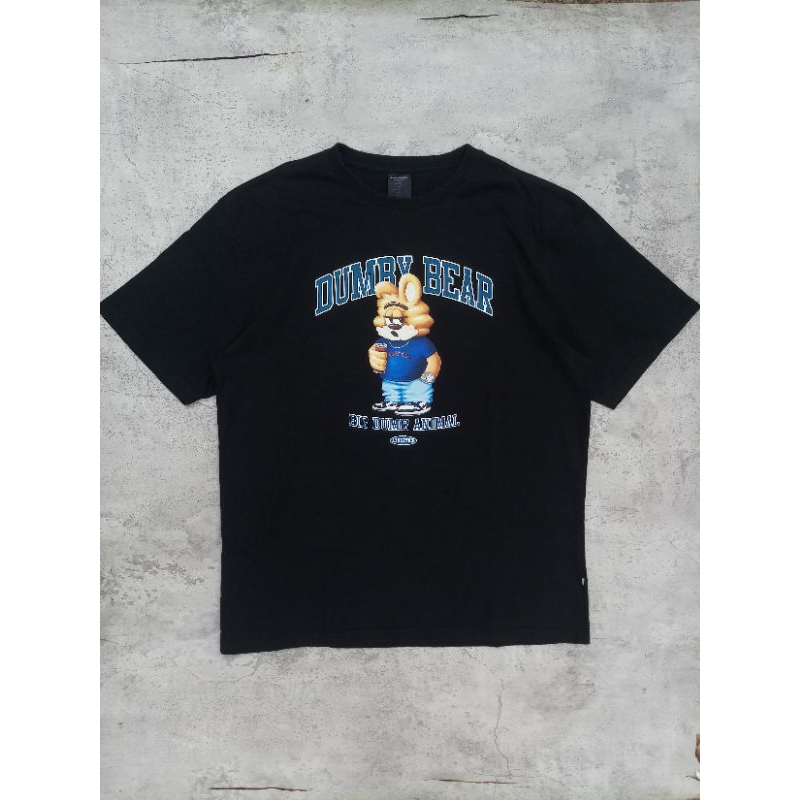 Kaos dumby bear second | kaos beruang | kaos art | kaos karakter kartun anime | oversize tee