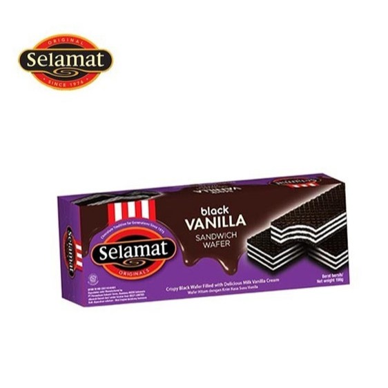 

Selamat Black Vanilla Wafer 145g