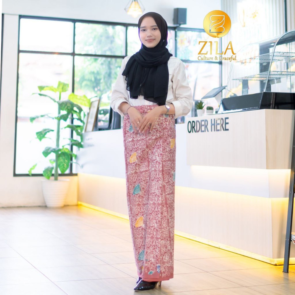 Sarung Batik Coletan Zila Premium Wanita Motif Arunika Series Original