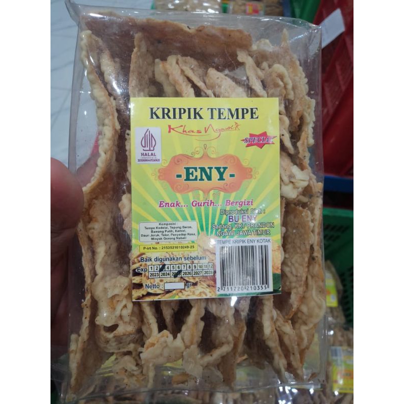 

Keripik Tempe Renyah Gurih & Nikmat Kemasan ±200g
