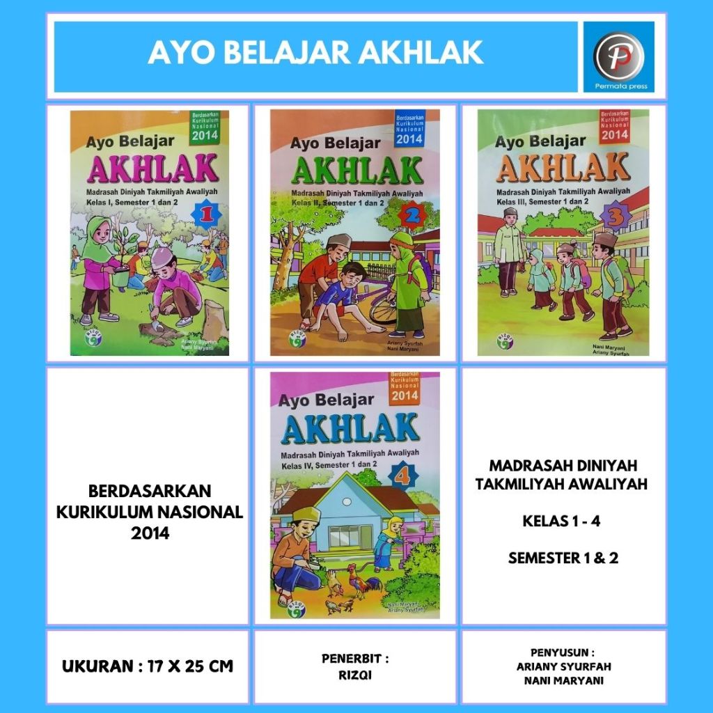 AYO BELAJAR AKHLAK MDTA KELAS 1-4 - RIZQI