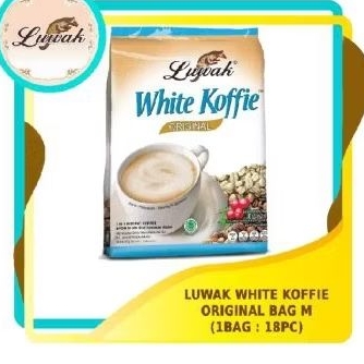 

Luwak white koffie original isi 18sachet @20g
