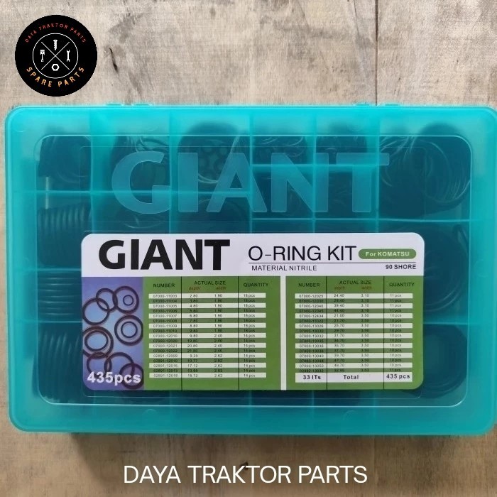ORING BOX KOMATSU O-RING KIT KOMATSU ORING SET KOMATSU PC200 NBR
