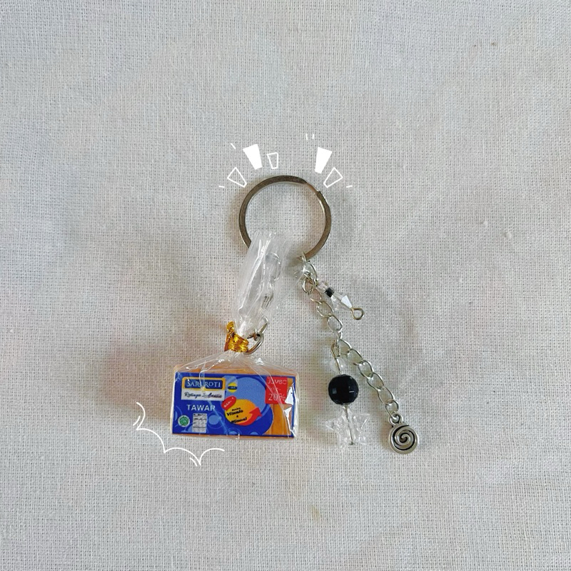 GANTUNGAN KUNCI ROTI | SARI ROTI GANTUNGAN TAS | BREAD KEYCHAIN