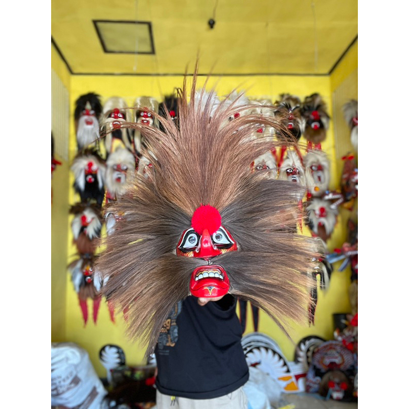 [PROMO] Topeng Ganongan Pentas Rambut Kuda Asli Termurah