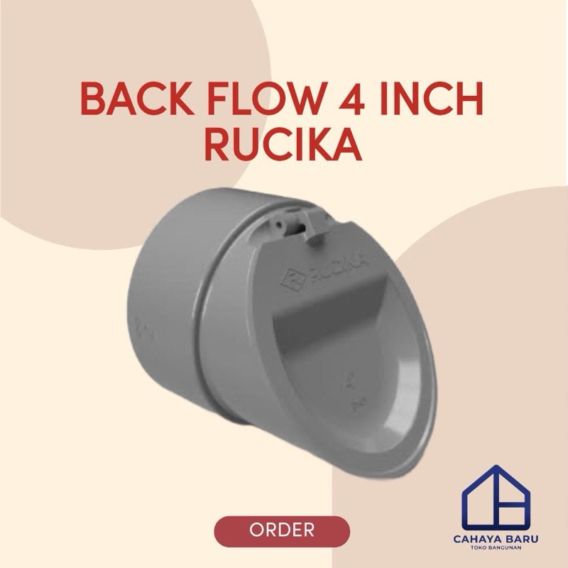 Backflow Valve 4 Inch Rucika