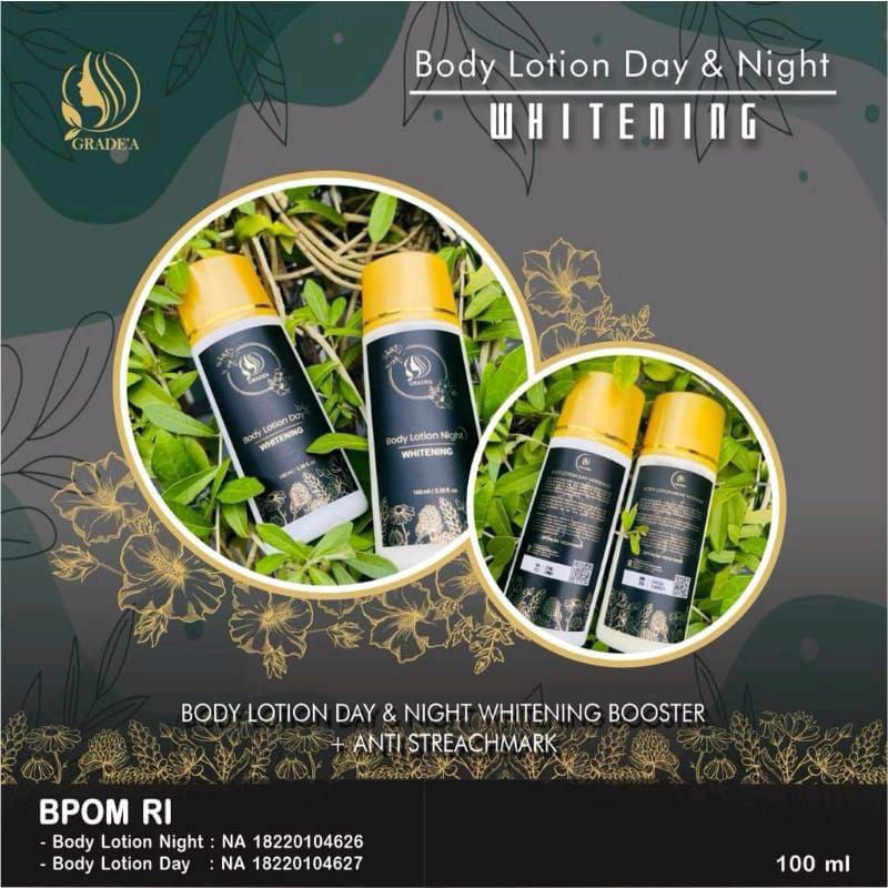 Hb Whitening Grade A / Hb Whitening Siang Malam by Grade A