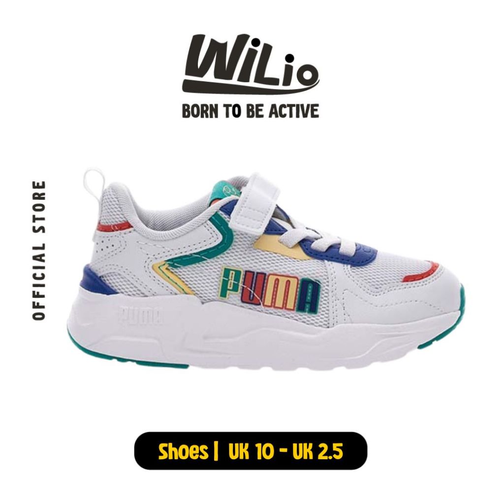 PUMA Trinity Lite Ps 39546301 - Sepatu Anak (Putih)