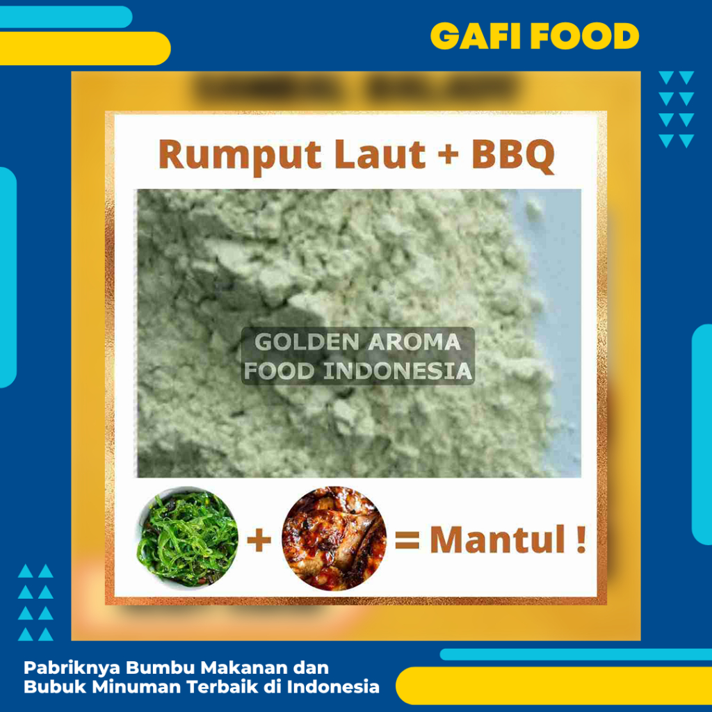 

BUMBU TABUR RASA RUMPUT LAUT MIX BBQ 1 KG Bumbu Tabur Rumput Laut Kombinasi BBQ 1kg