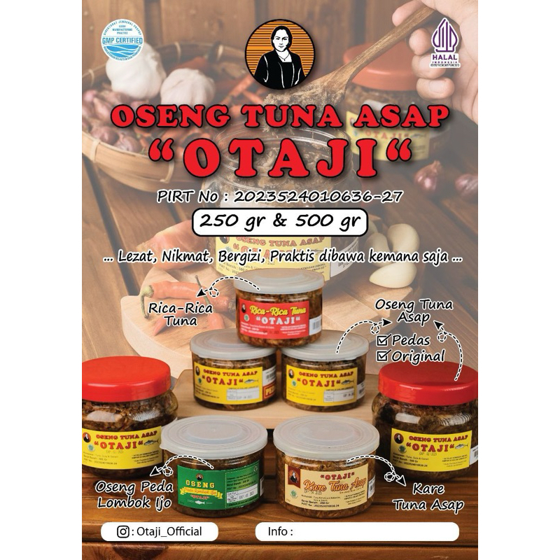 

Distributor OTAJI OSENG TUNA ASAP 250gr