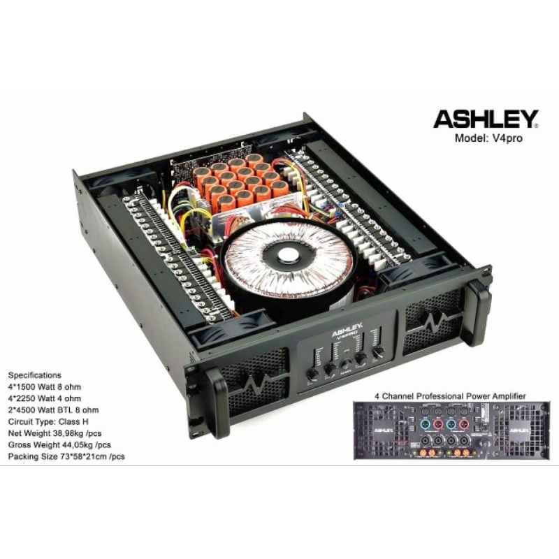 ashley power 4ch V4pro