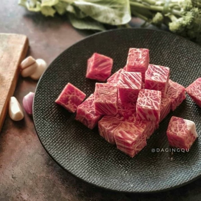 

Beef Saikoro Cube- Wagyu Beef