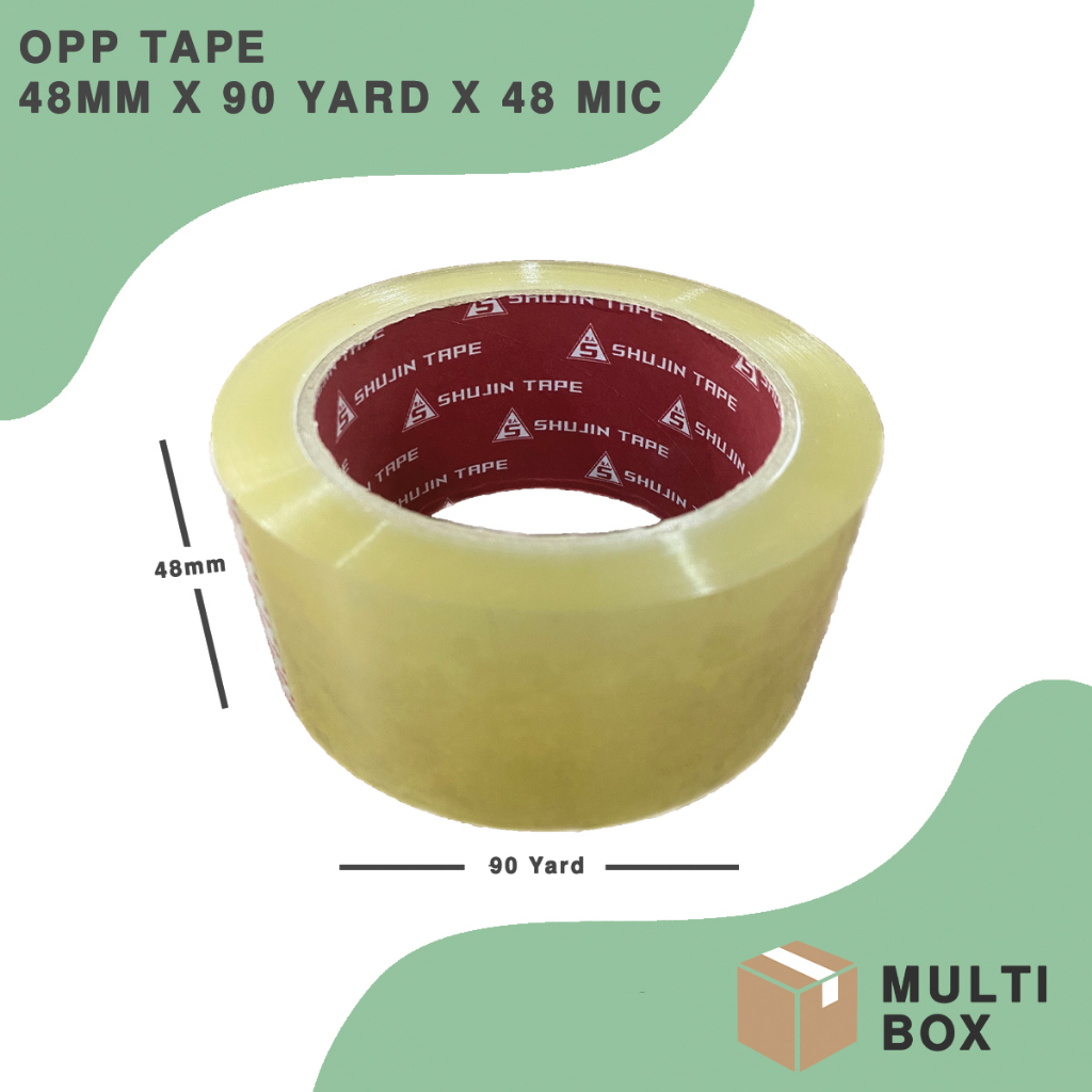 

Lakban Bening OPP Tape Clear Shujin Tape 2 inch x 90 yard x 48 micron