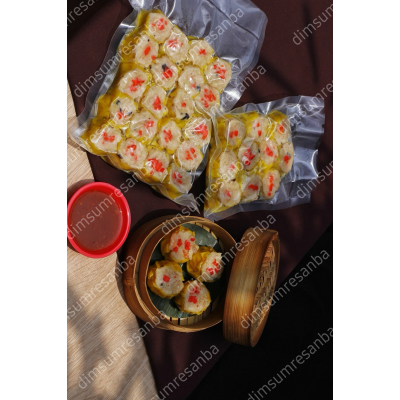 

Dimsum Ayam Udang Super Premium Kuning Isi 10