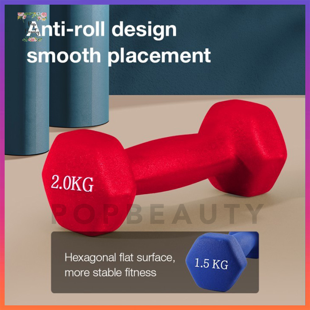 Dumbell Vinyl AGNITE 1,5 Kg - Biru (1pc)