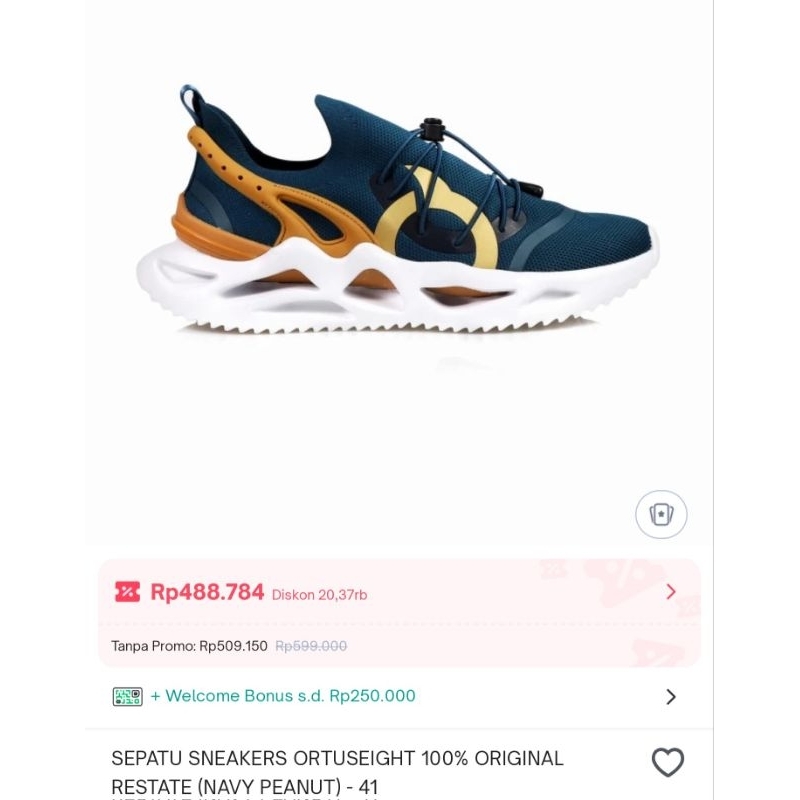 ortuseight restate - Preloved size 44