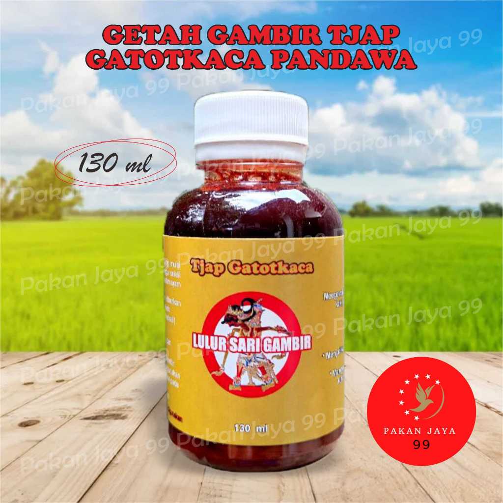 READY GETAH GAMBIR TJAP GATOTKACA PANDAWA JAMU HERBAL UNTUK MENGERASKAN KAKI JALU TAJI DAN PARUH AYA