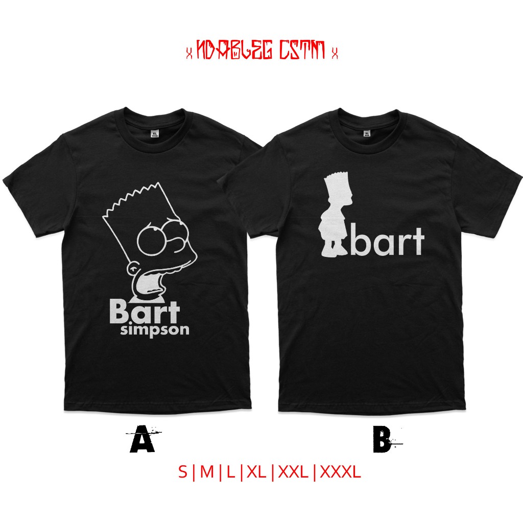 kaos cartoon bart simpson kaos simpson