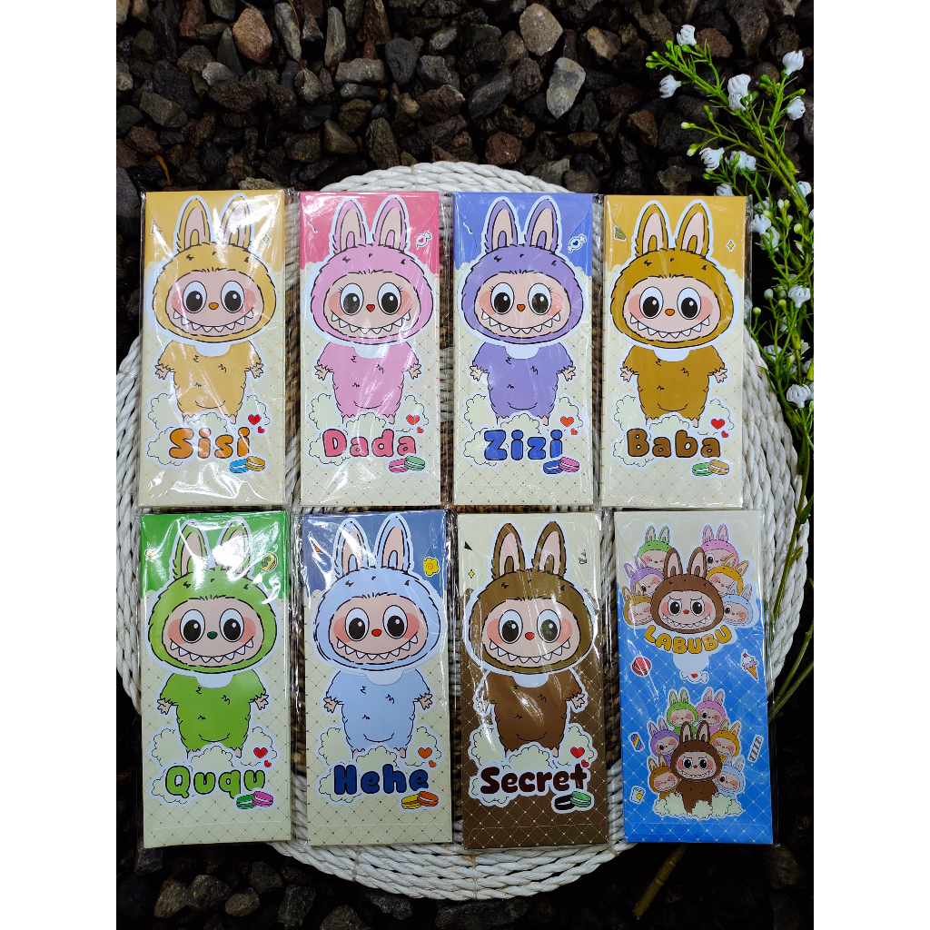 

isi 5 - Amplop Lebaran Labubu Panjang Tebal Premium - Uang Tidak dilipat