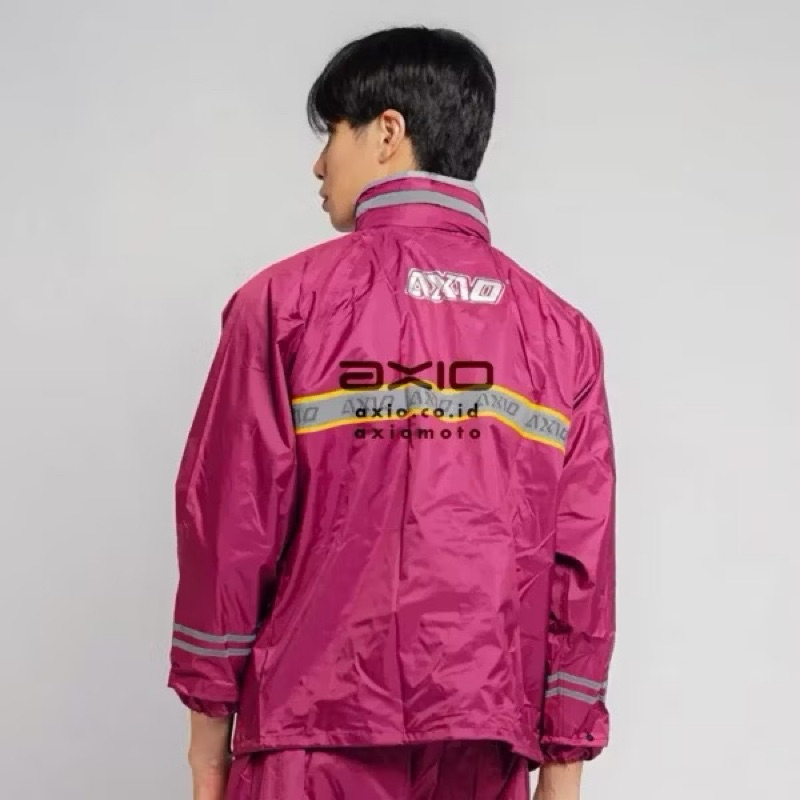 MANTEL JAS HUJAN SETELAN AXIO SILVER SERIES 882 UNIVERSAL PRIA WANITA JUMBO PREMIUM ASLI ORIGINAL