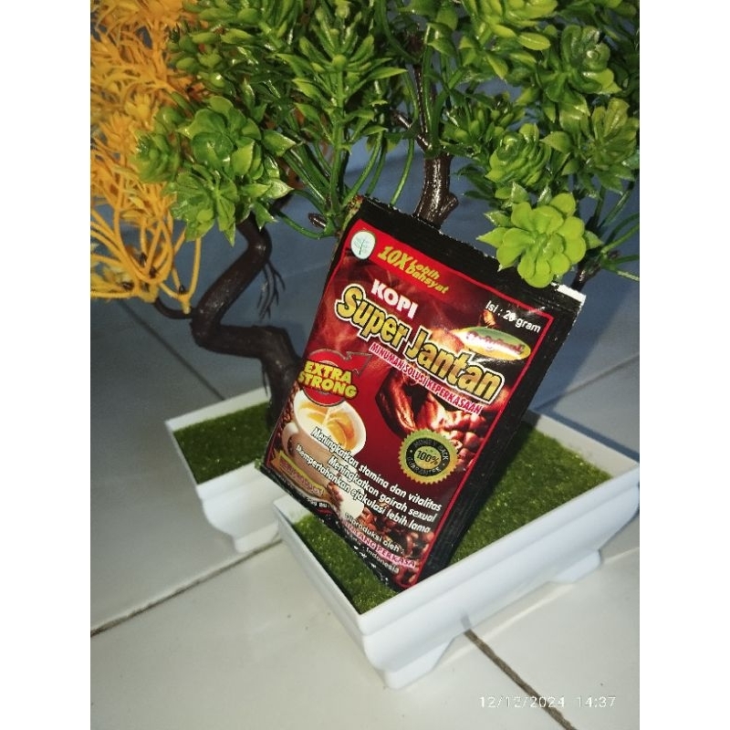 

ecer, 1 sachet kopi pria sejati