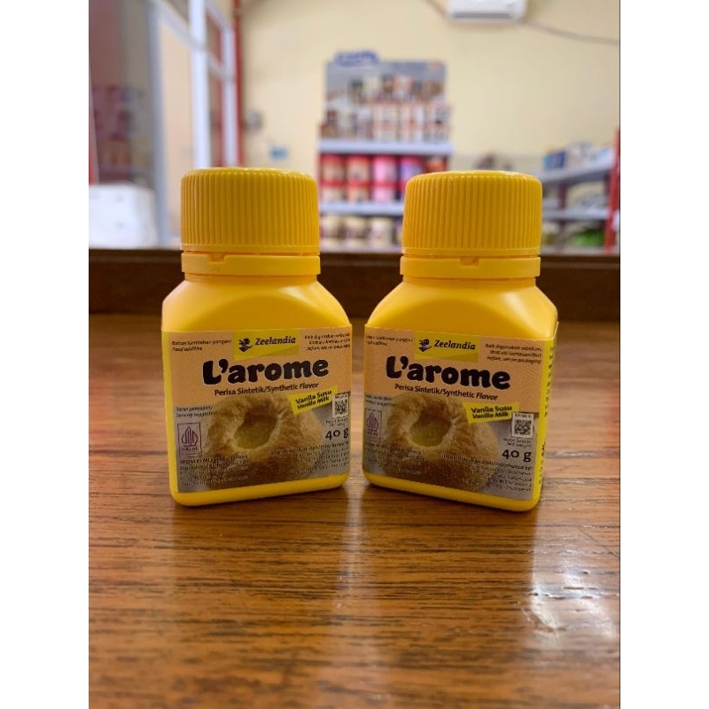 

Larome Vanilla Susu 40gr KEMASAN BARU