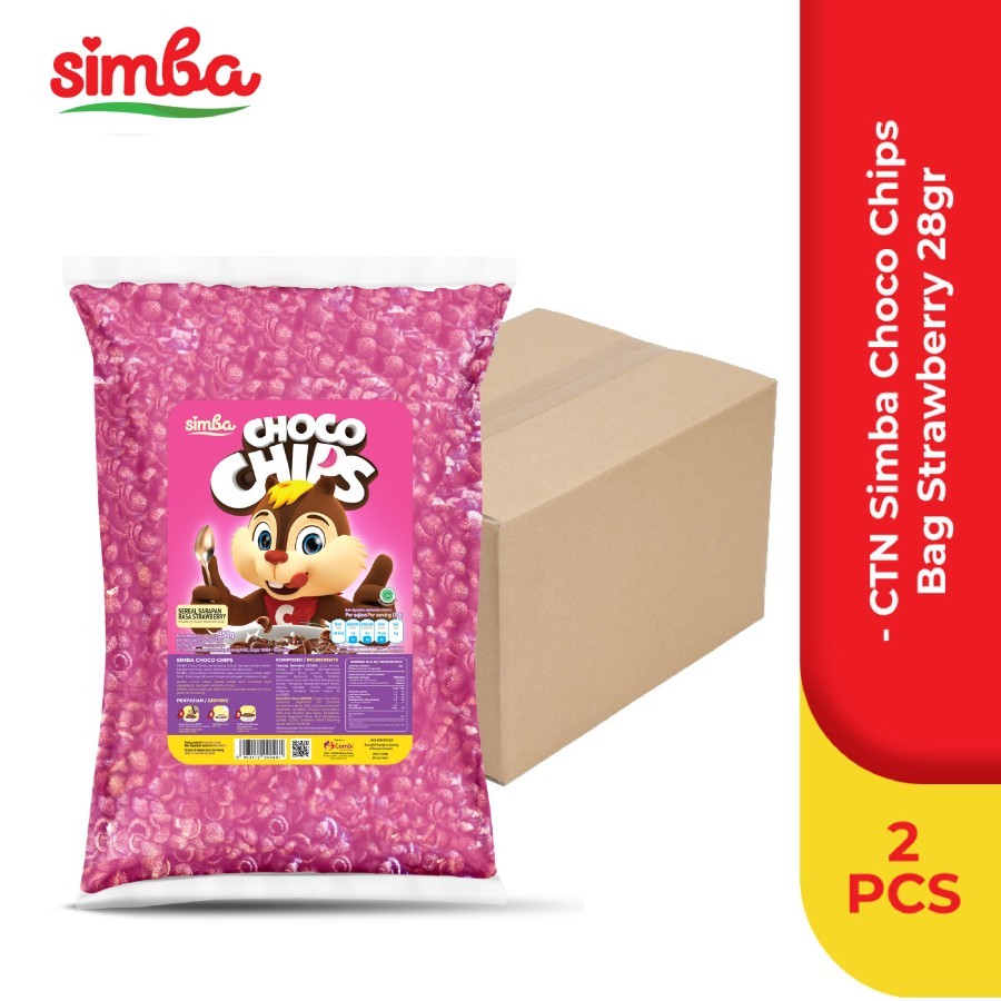 

[Promo] CTN - SIMBA Cereal Choco Chips Bag Strawberry 2 x 950 gr