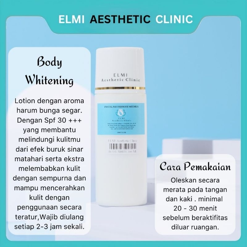 ￼❤️ELMI❤️BODY WHITENING | BODY LOTION WHITENING INSTAN | HB PAGI DR WIDYA | HB PAGI DR WIDYARINI | L
