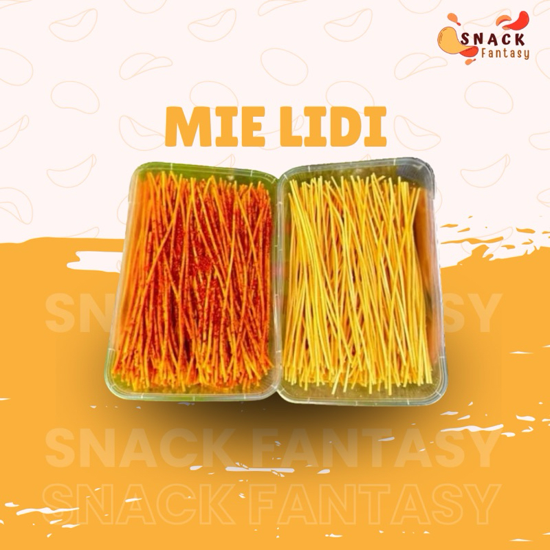 

Snack Fantasy | 100 gram kemasan Box Mie lidi pedas daun jeruk viral populer terlaris premium kiloan