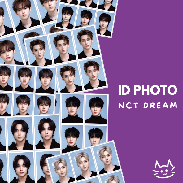 [MIN.3 PCS] ID PHOTO NCT DREAM SCAPE ZONE ART CARTOON 310 GSM LAMINASI GLOSSY KPOP MERCHANDISE STUFF
