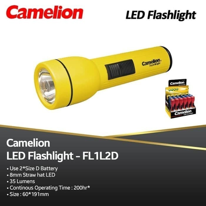 CAMELION SENTER LED - FL1L2D - CAMELION FLASHLIGHT