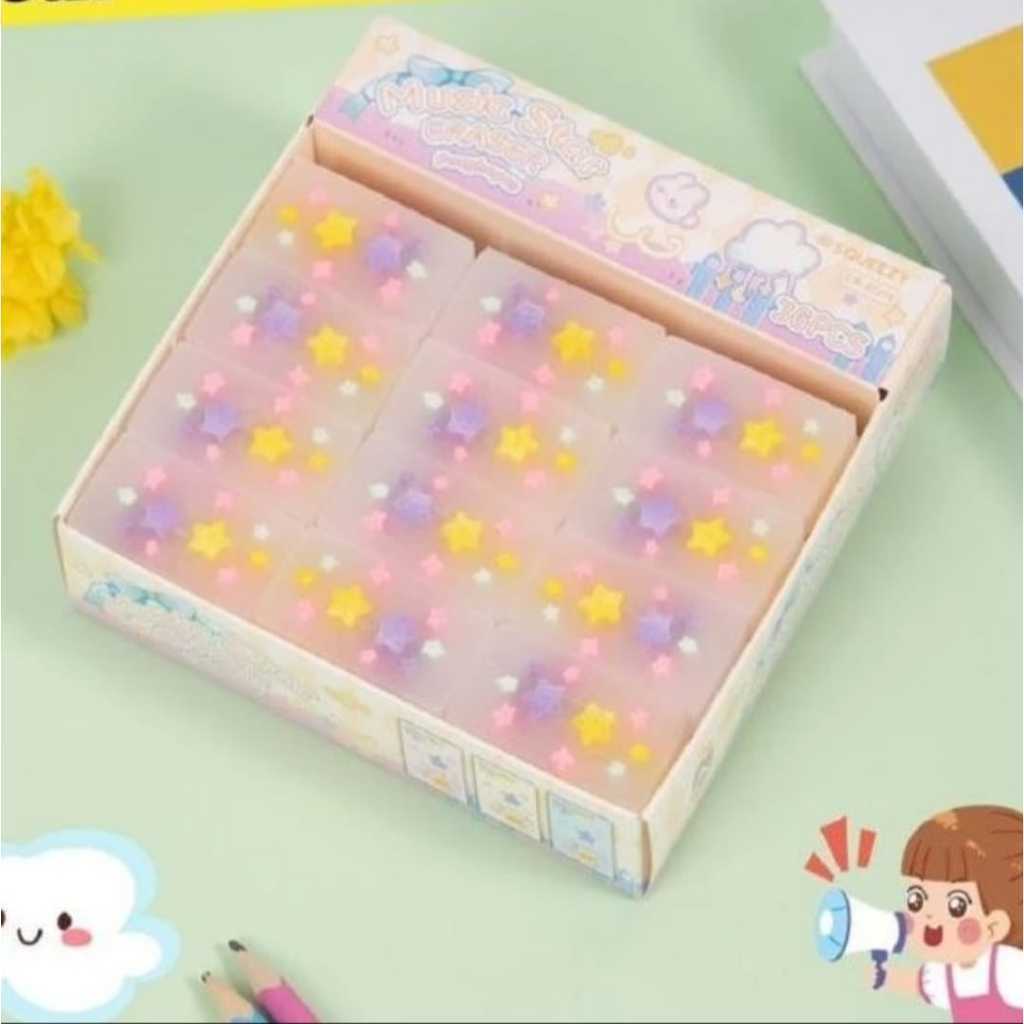 

Penghapus Music Star SQ10 / Penghapus pensil Karet Lentur Squeezy SQ10