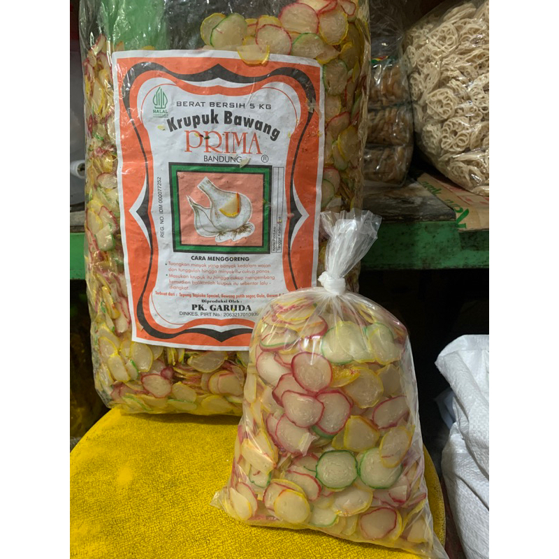 

Kerupuk Bawang Prima Repack 500 gram