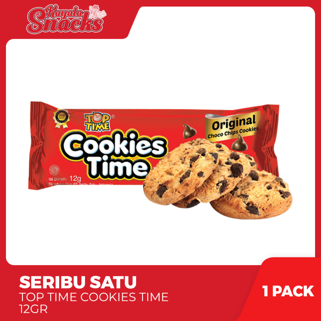 

SERIBU SATU Top Time Cookies Time 12gr - 1 Pack x 20 Pcs