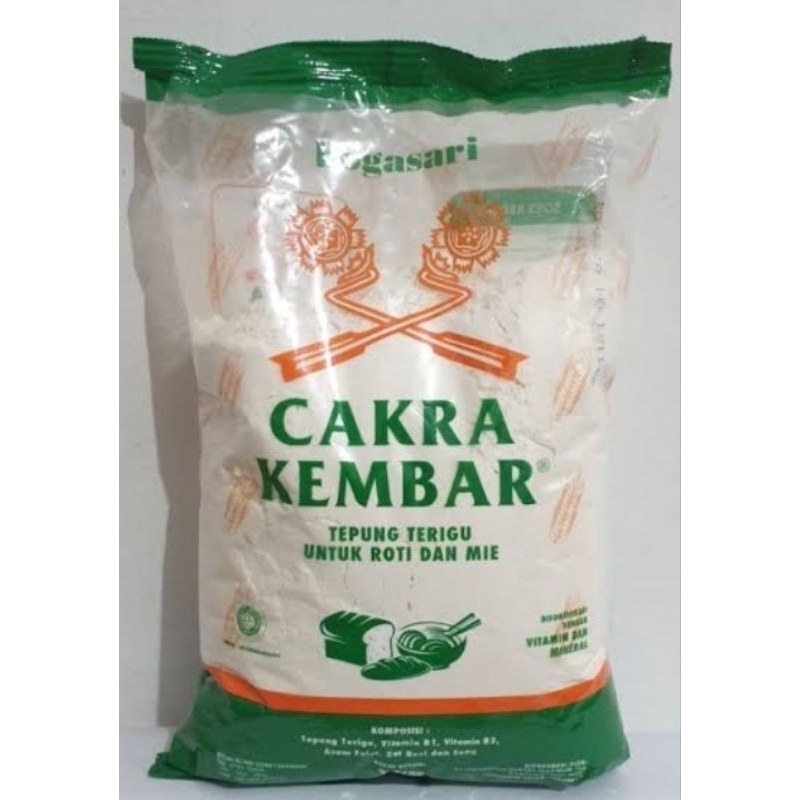 

Tepung Cakra kembar 1kg 1pcs
