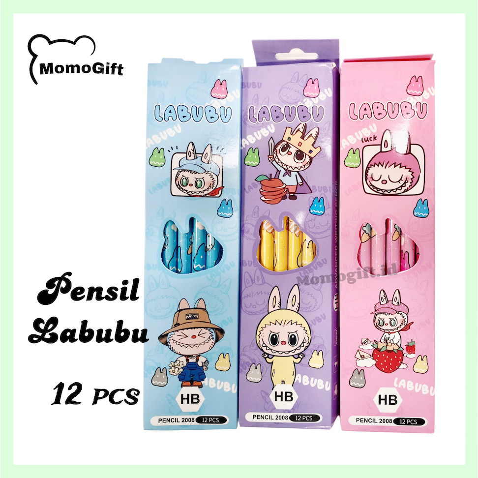 

Pensil Penghapus 1 Set Raut Box Motif Cartoon Lucu Alat Tulis Set isi 10 Pcs AT40