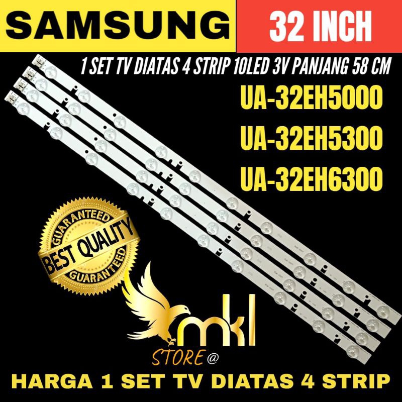 BACKLIGHT TV LED SAMSUNG 32 INCH UA-32EH5000- UA-32EH5300- UA-32EH6300 BACKLIGHT TV LED SAMSUNG