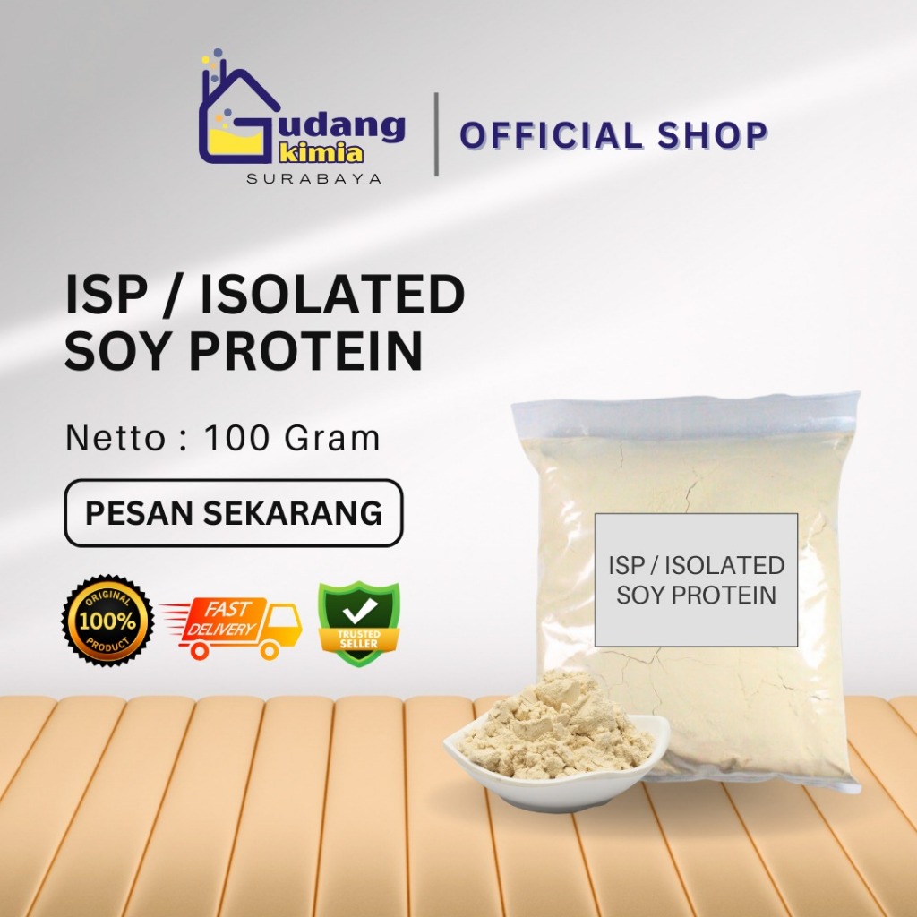 

ISP / Isolated Soy Protein / Pengenyal / Pengikat Lemak pada nugget, bakso 100 Gram - 500 Gram