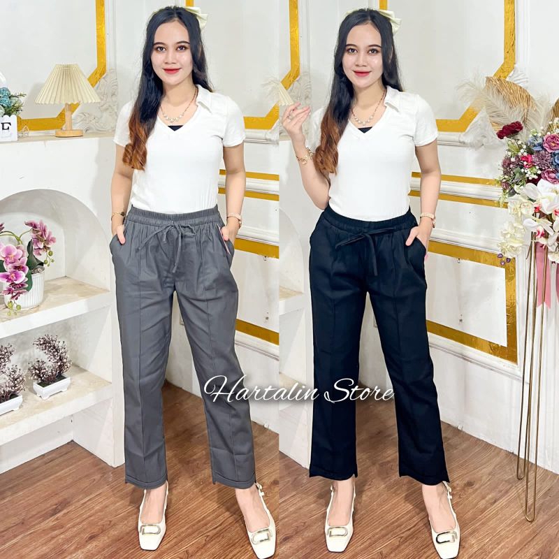 Celana Bahan Wanita / Celana Wanita Baggy / Celana Panjang Wanita / Baggy Pants Premium / Celana Bag