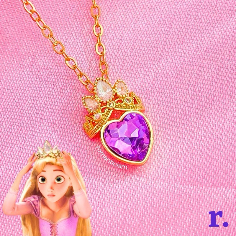 romanticism. Disney Rapunzel Set Collection - Set Mahkota Rapunzel, Anting, Kalung, Cincin, dan Gela