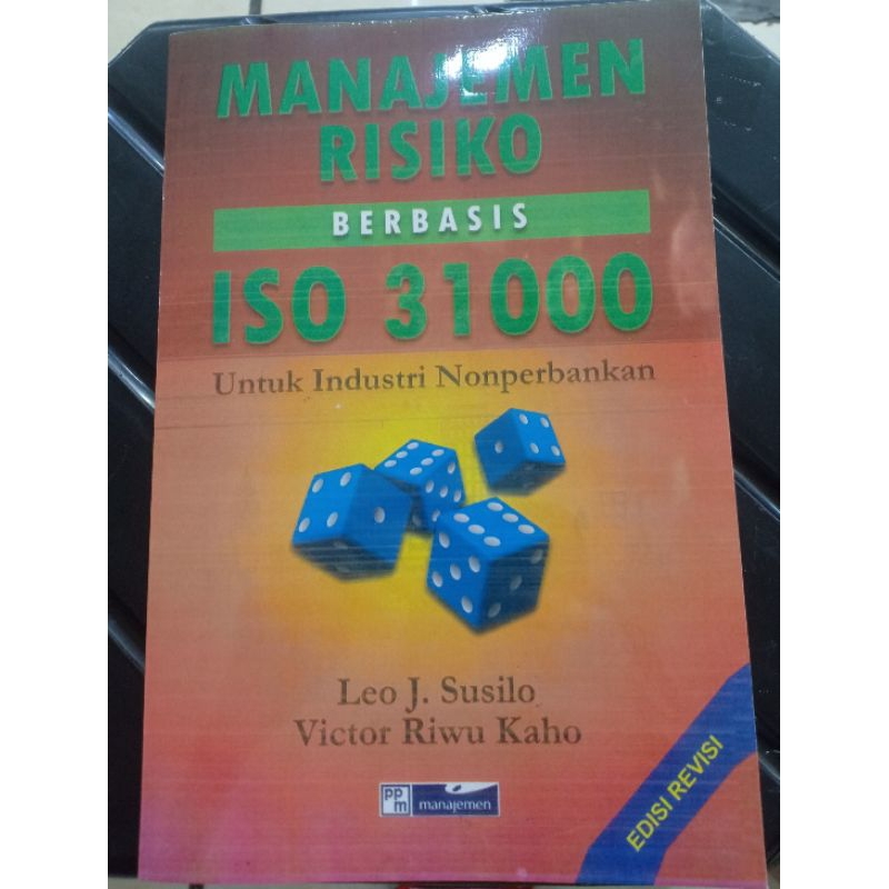 buku MANAJEMEN RISIKO BERBASIS ISO 31000