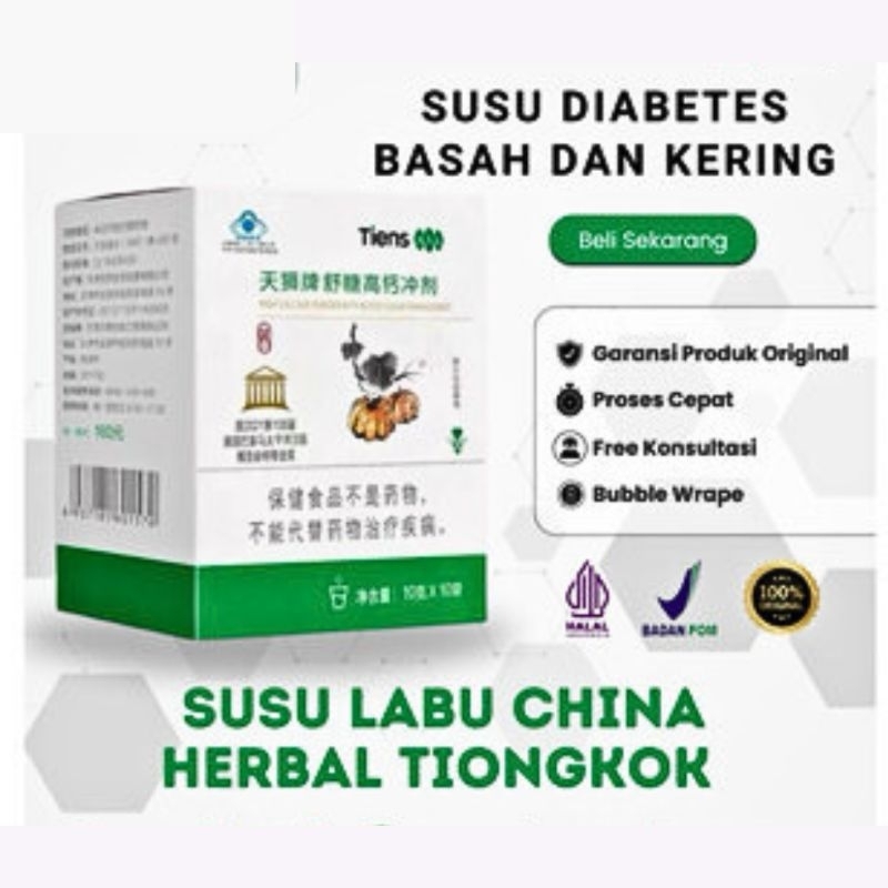 

SUSU LABU CINA untuk diabetes / gula darah / kencing manis Produk Thianshi original shutang kalsium powder