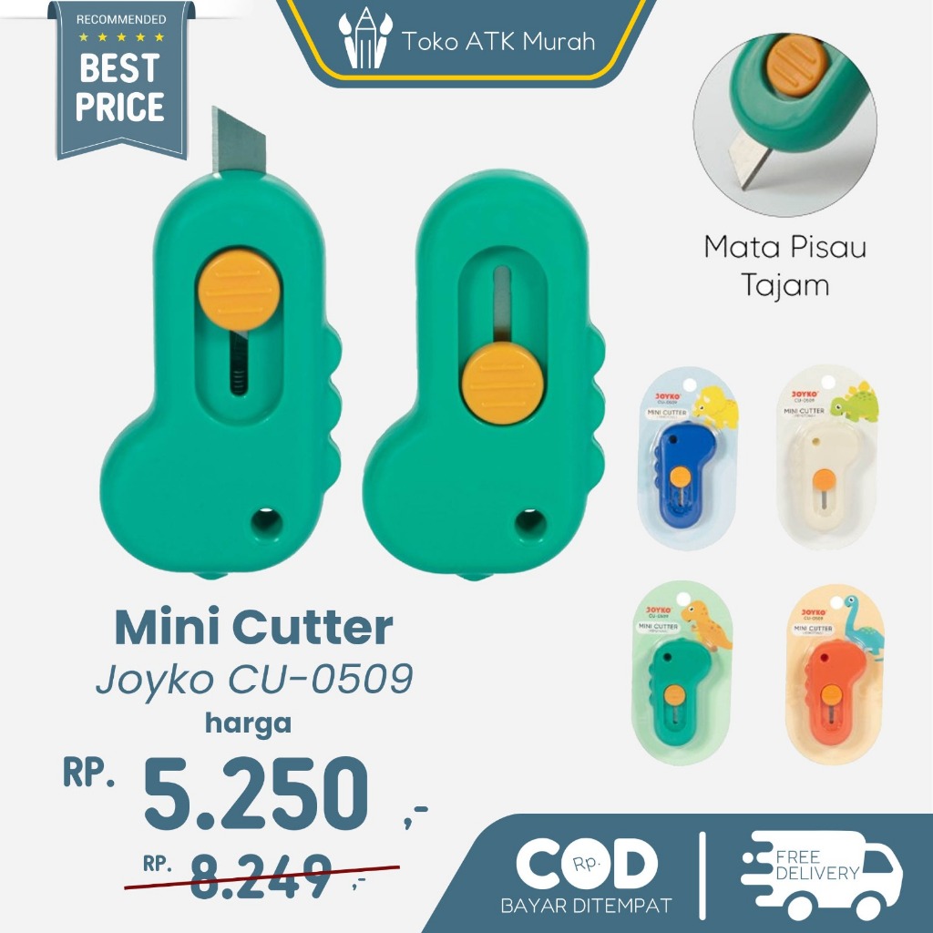 

Mini Cutter Joyko CU-0509 Pisau Kecil Pemotong