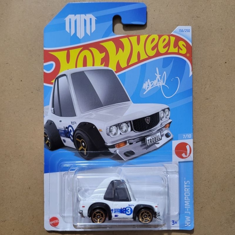 HOT WHEELS MAZDA RX-3 / HW J-IMPORTS [ WHITE RX3 ]