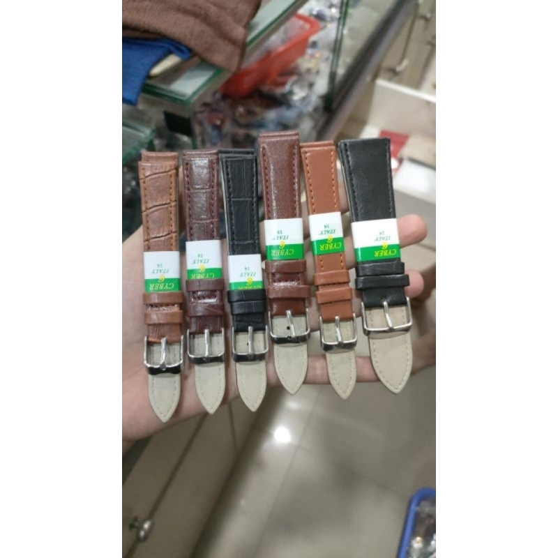 Tali kulit Cyber - Strap Kulit Jam Tangan Cyber